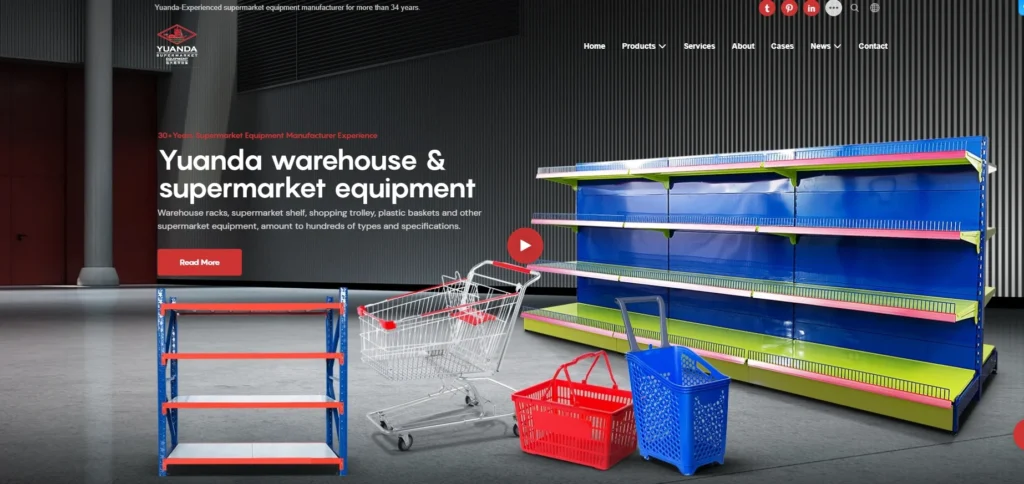 Top 8 Gondola Shelving Manufacturers in China 2 Gondola Shelving manufacturer - Yuanda Shelf