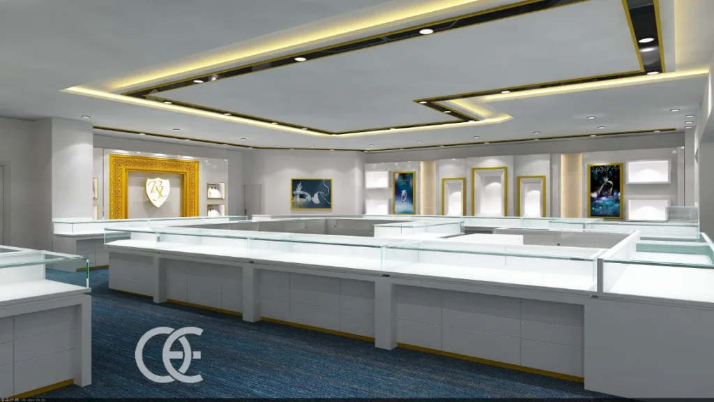 Conception personnalisée de pierres précieuses pour boutique de bijoux