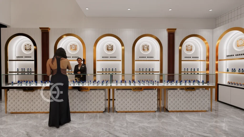 Дизайн для магазина парфюмерии | Дизайн магазина - OUYEE Display
