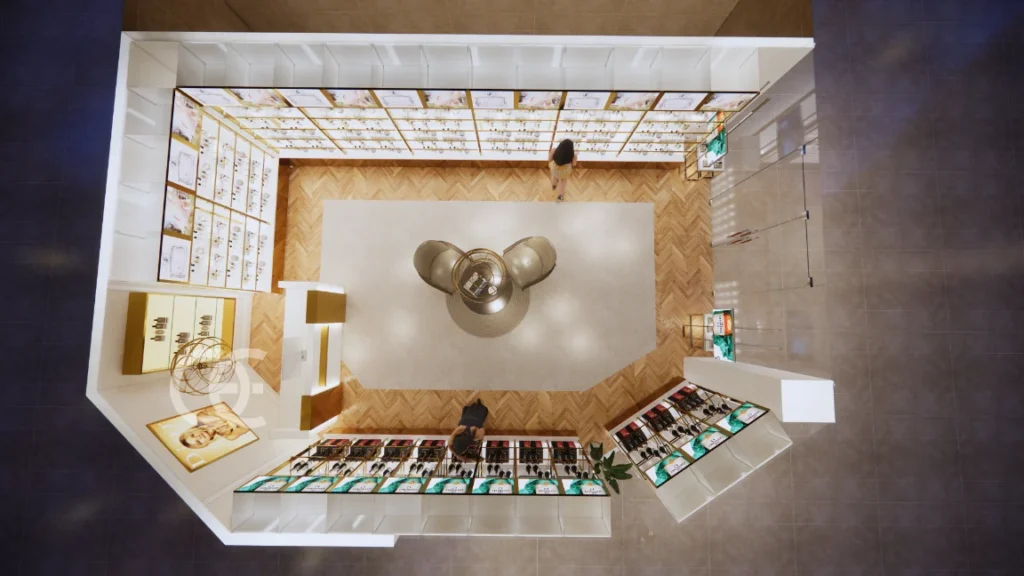 Современный дизайн интерьера парфюмерного магазина (6)