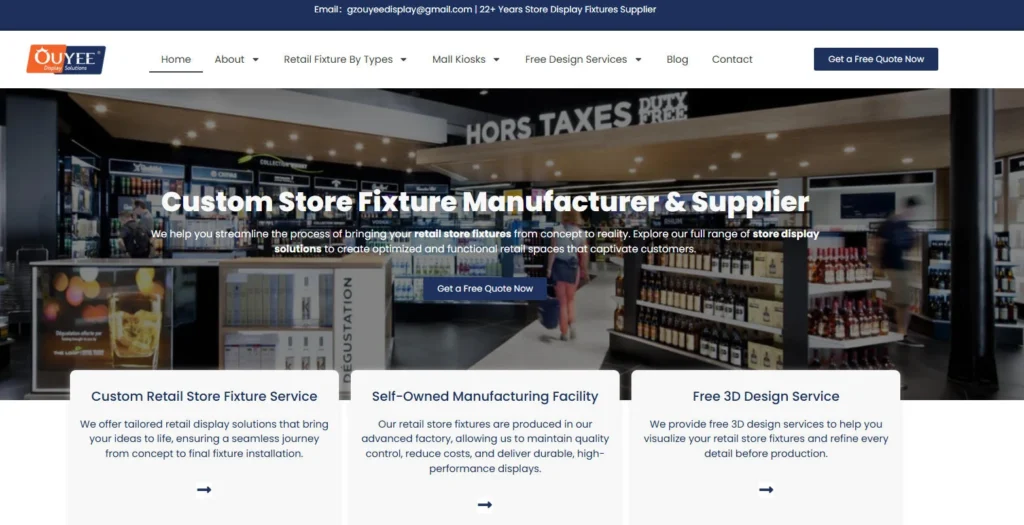 Ouyee Display-Supermarket design company
