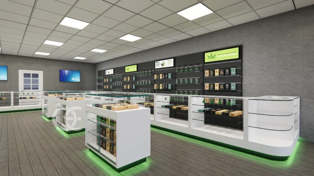 Dispensary Displays vape shop Ouyee