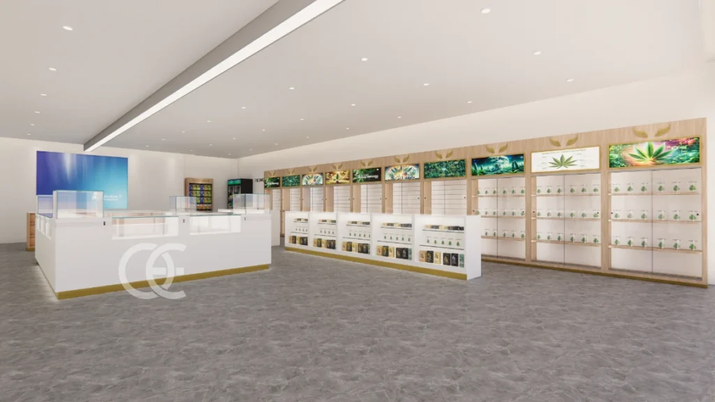 Dispensary Displays vape shop display fixtures Smoke Shop Showcases (13)