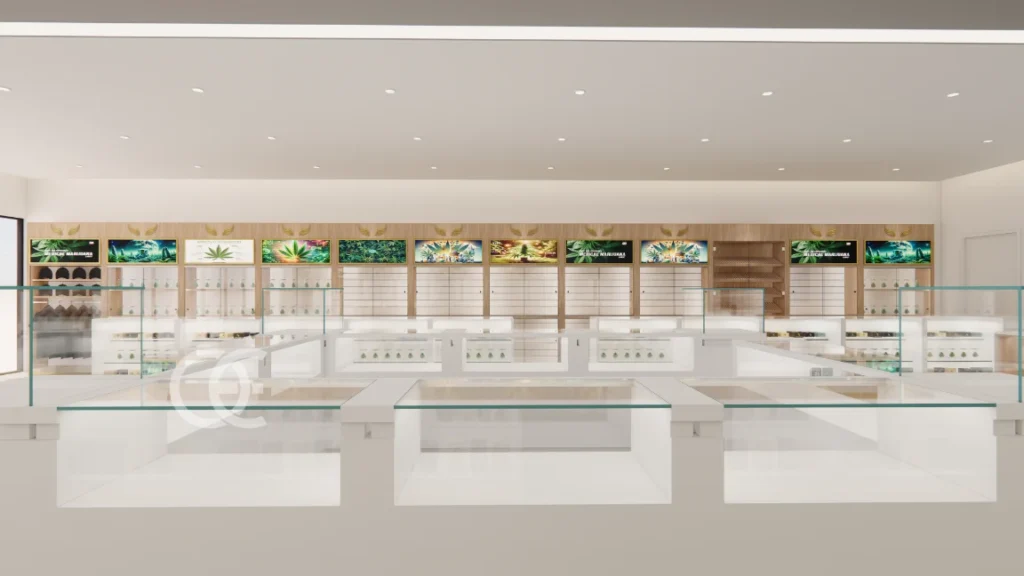 Dispensary Displays vape shop display fixtures Smoke Shop Showcases (15)