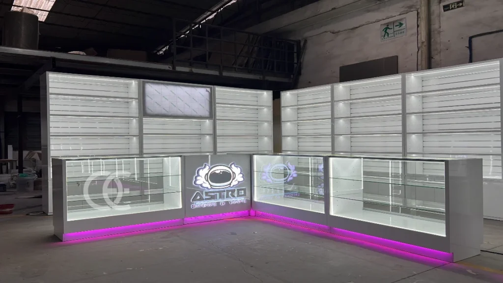 Ouyee Dispensário expositores de cannabis, caixas de exibição (5)