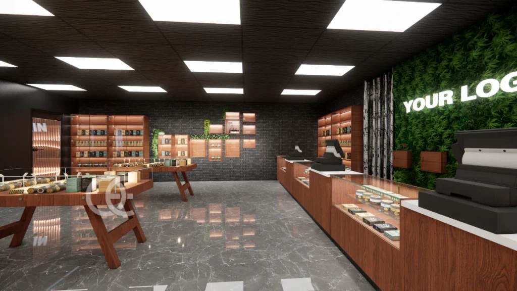 Ouyee cannabis dispensary displays tobacco fixtures (15)