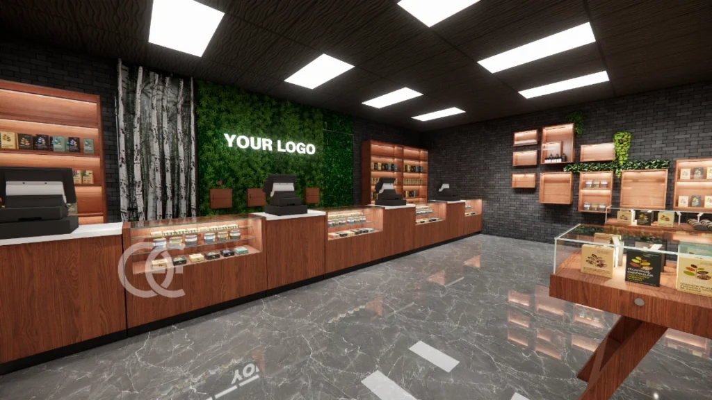 Ouyee cannabis dispensary displays tobacco fixtures (17)