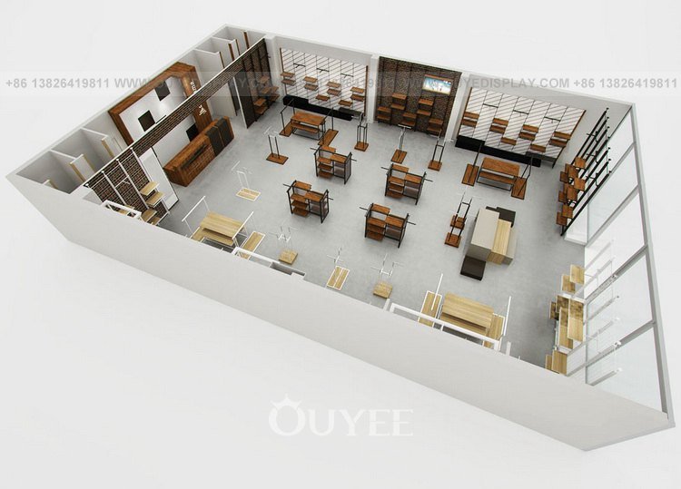 Стильная торговая витрина для магазина оптовая (6)