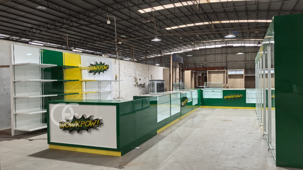cannabis dispensary retail display counters