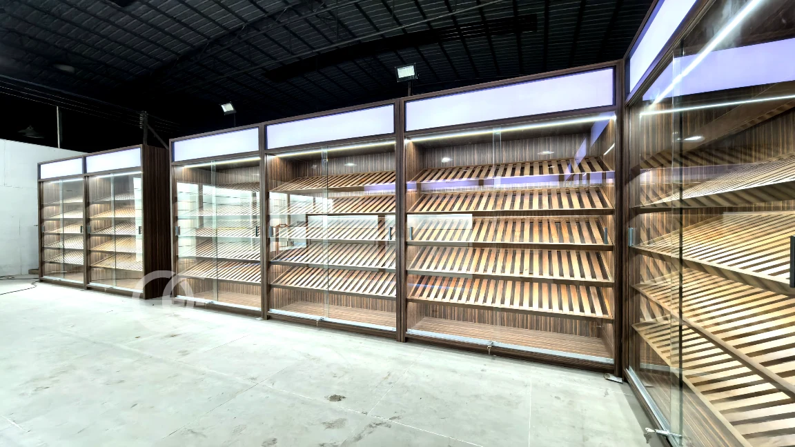 cannabis store shelves