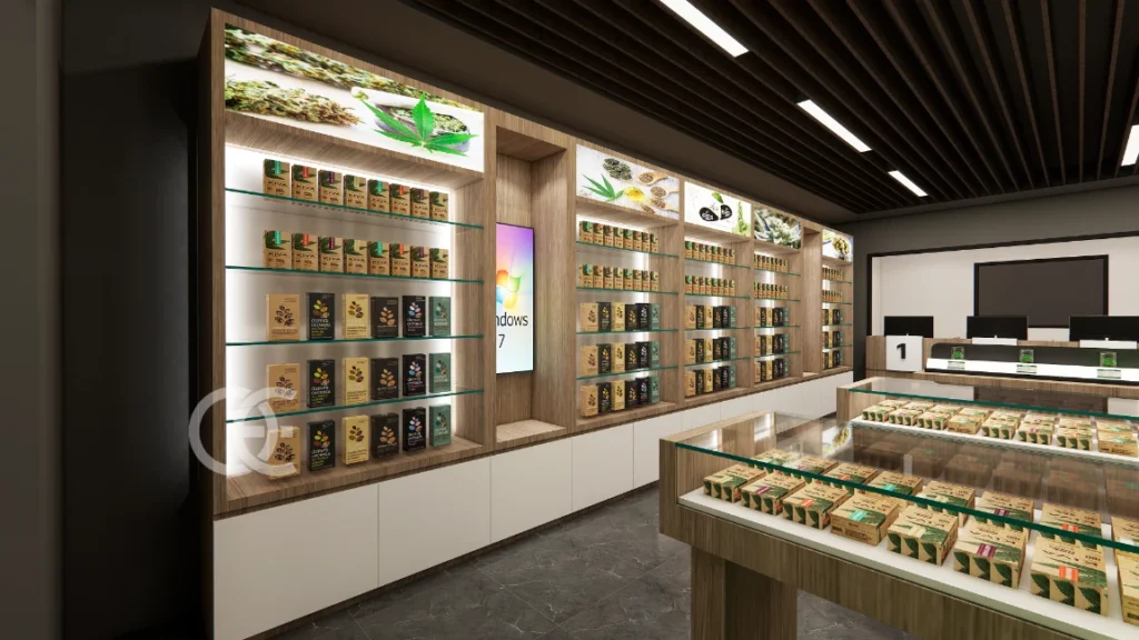 Lager-Marihuana-Apotheken-Displays
