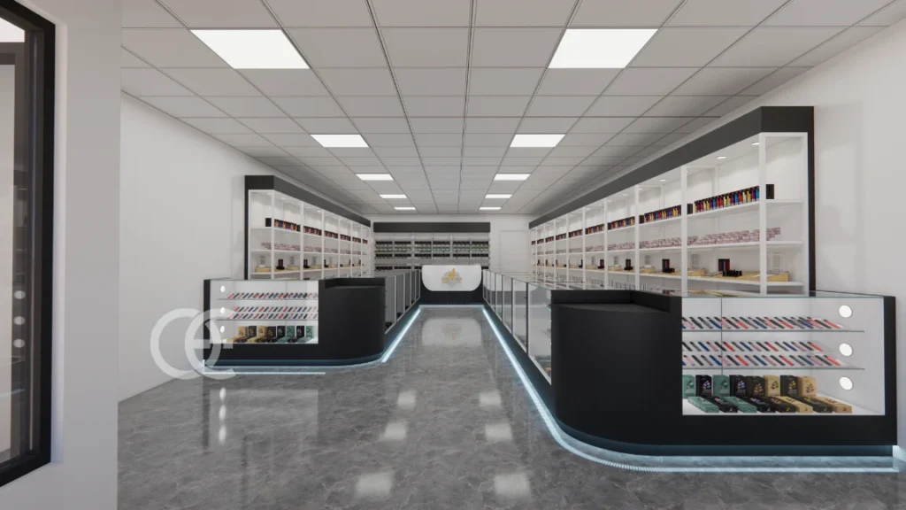 vape shop display Smoke Shop Showcases Dispensary Displays (10)