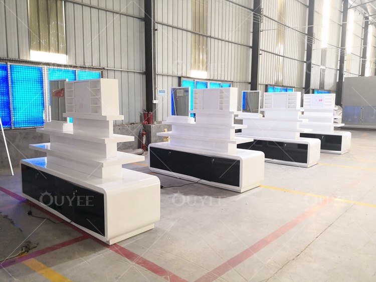 サングラスディスプレイスタンドと広告機器トップ搭載