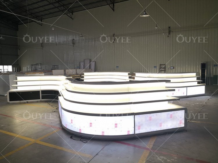 サングラスディスプレイスタンドと広告機器トップ搭載