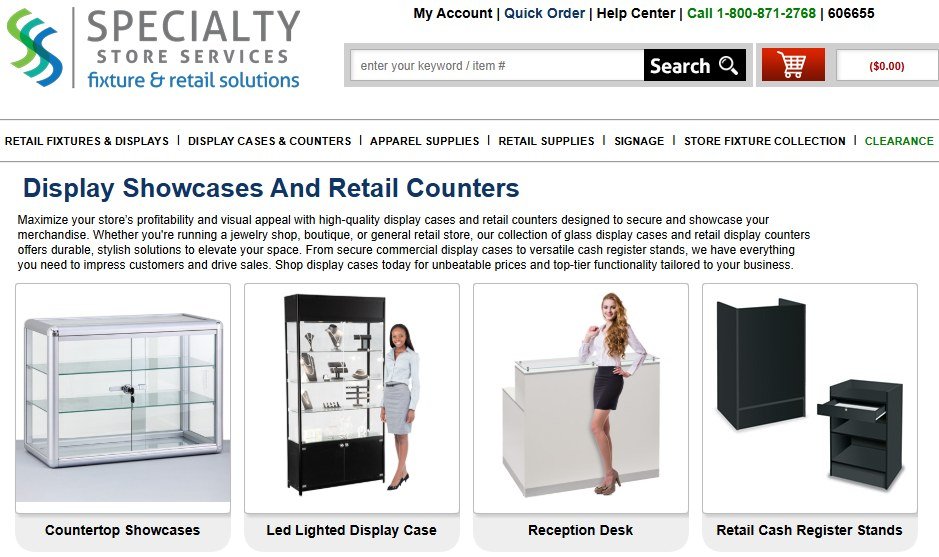 خدمات متاجر خاصة