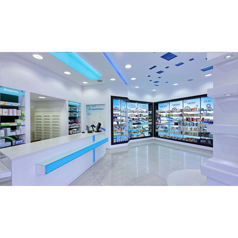 Modern Pharmacy Store Fixtures
