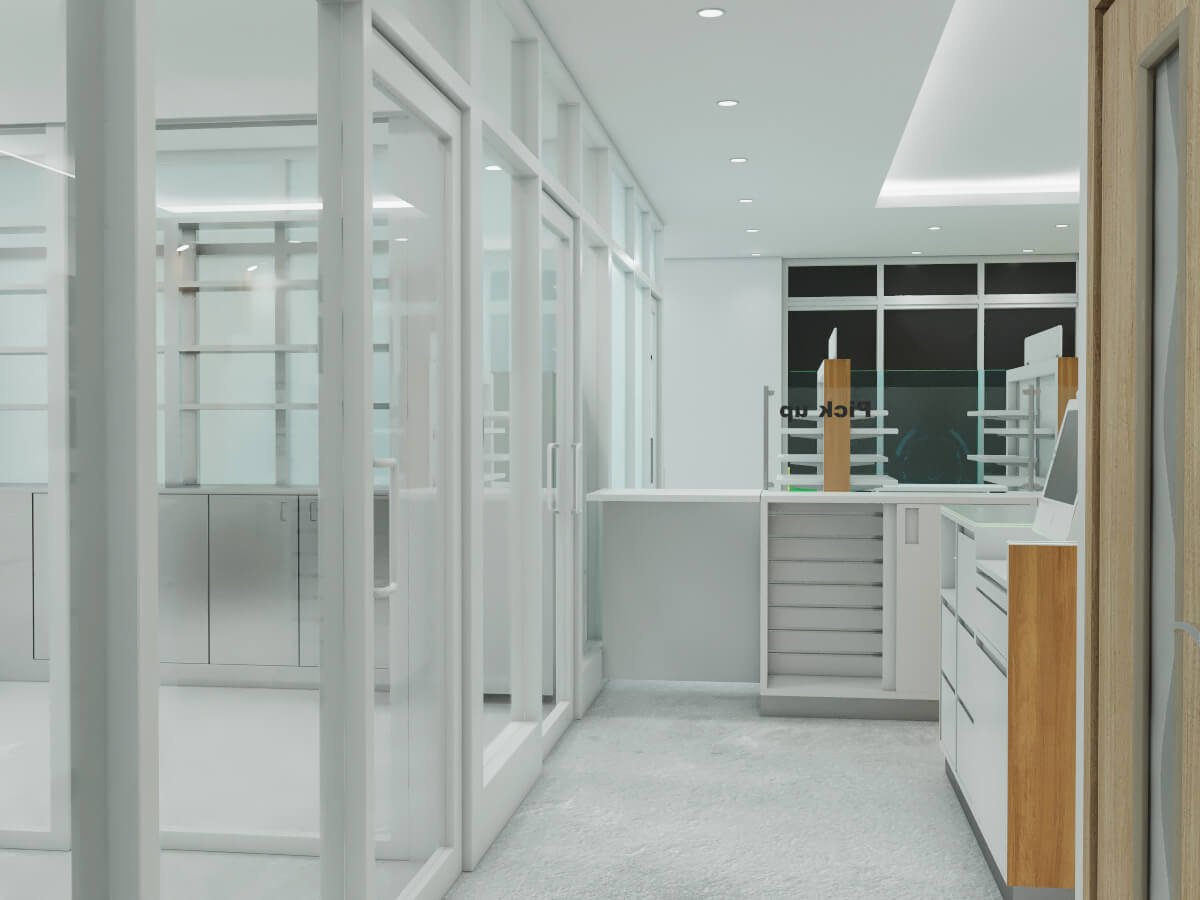 Eczane Mağaza Mobilya Tasarımı