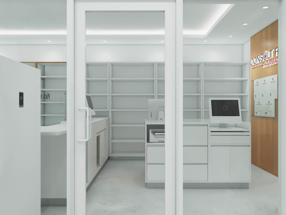 Eczane Mağaza Mobilya Tasarımı
