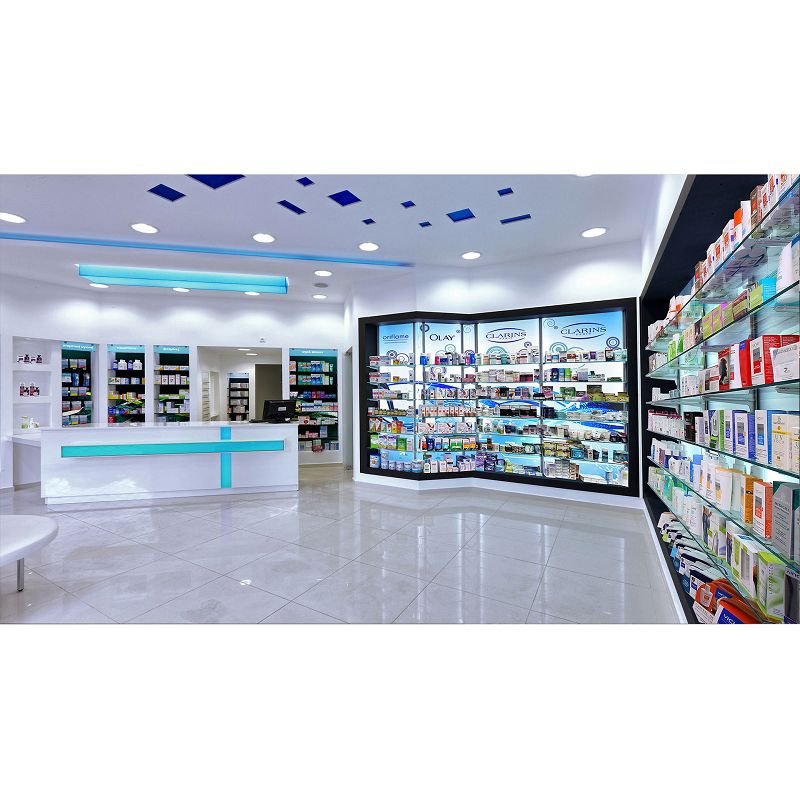 Modern Pharmacy Store Fixtures