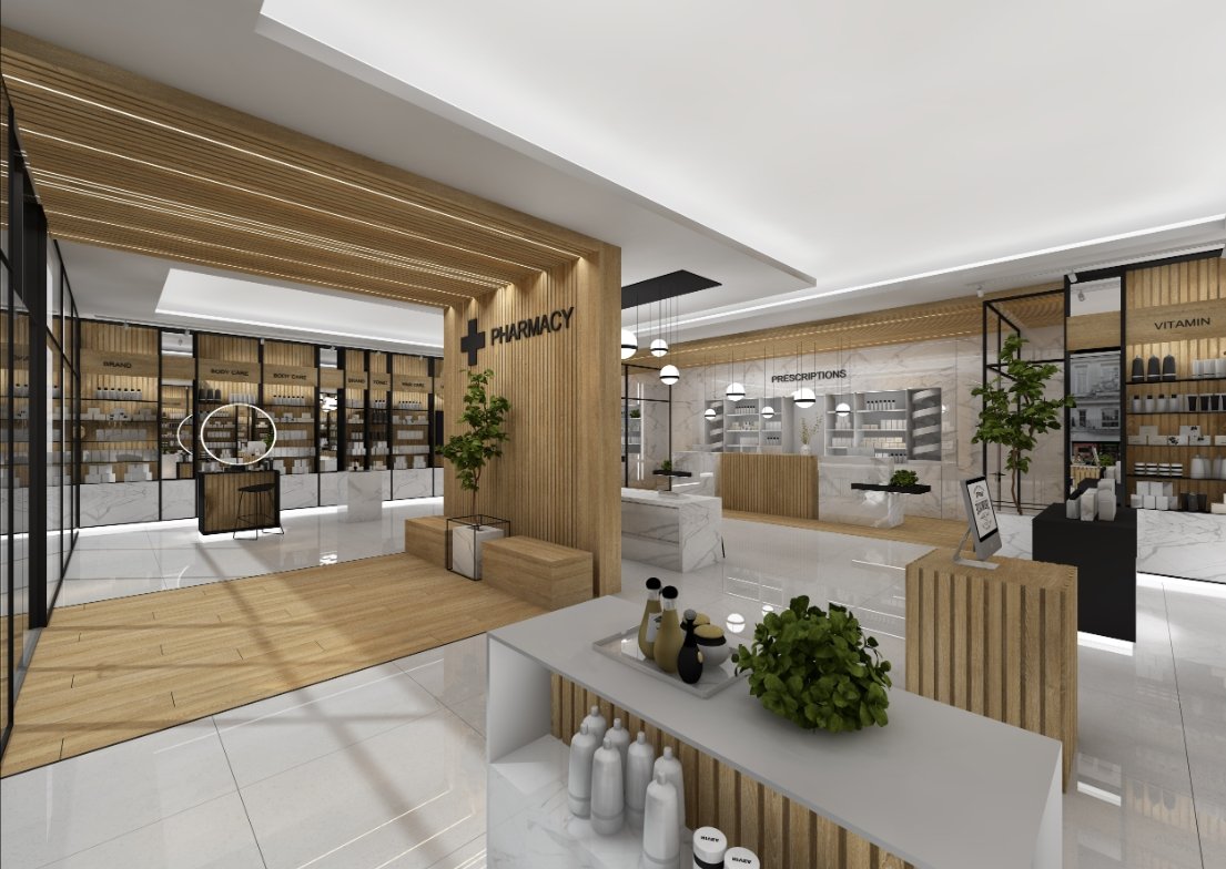Pharmacy Interior Decoration Ideas