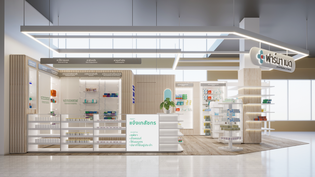 Тренд в дизайне для аптечного магазина