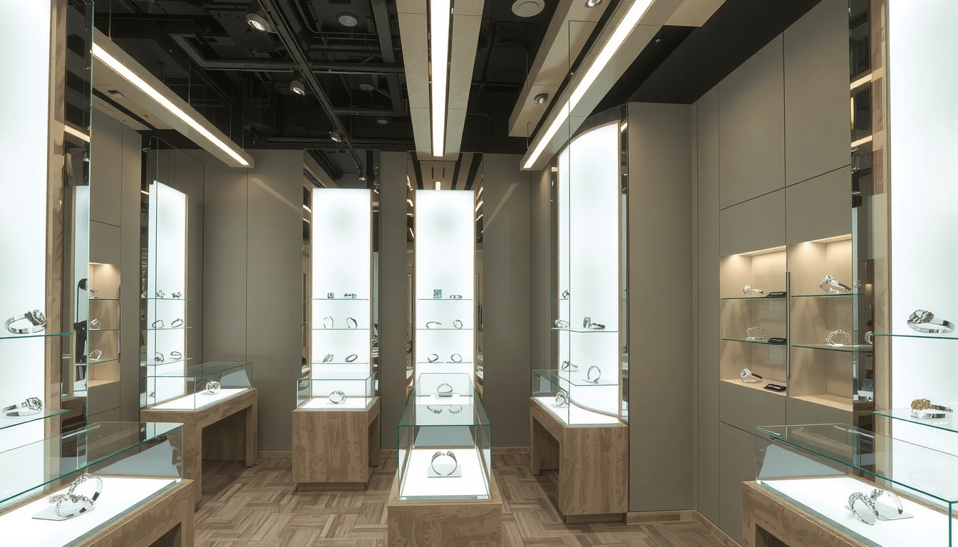 Wedding Ring Jewelry Store Interior Design
