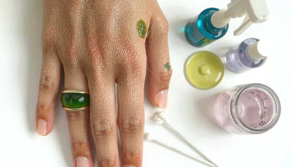 Comment réparer la peau verte causée par des bijoux : un guide complet pour enlever les taches et les prévenir 18 image0_1344_768