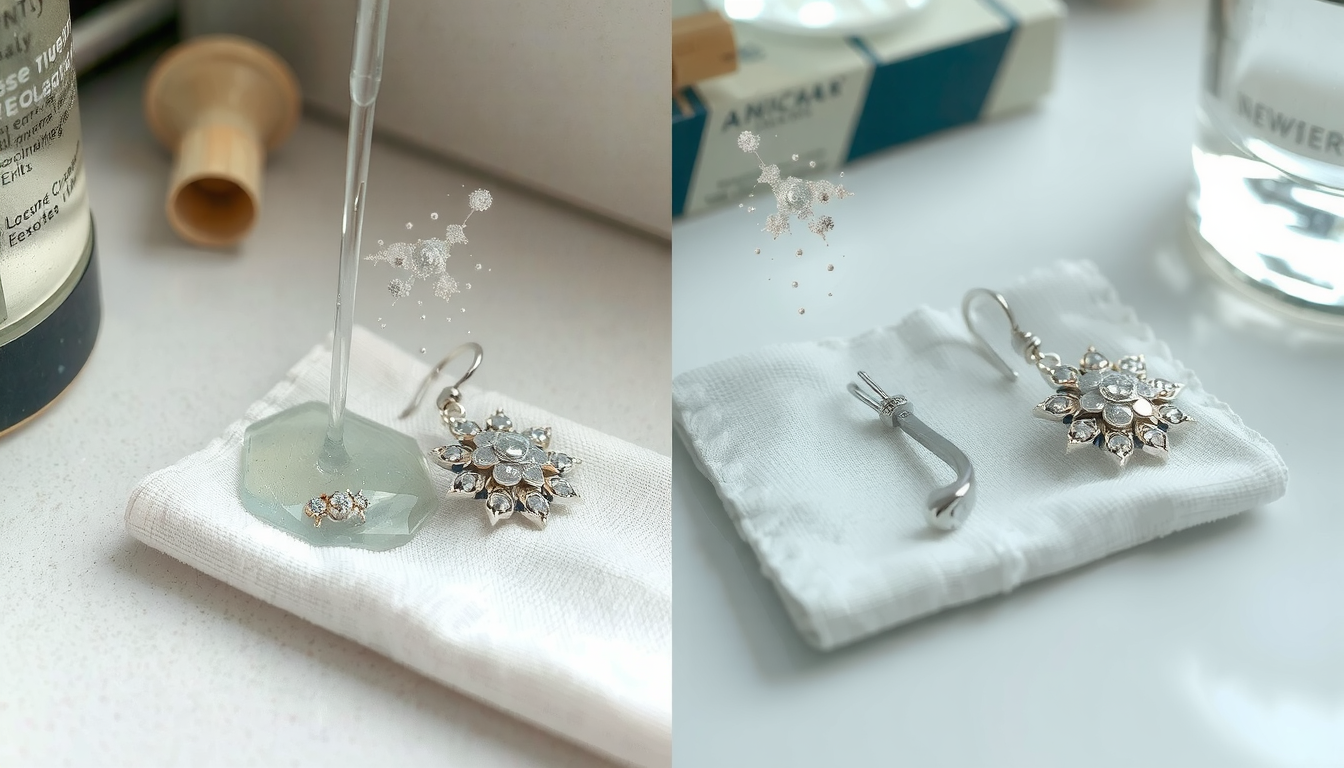 l'alcol può pulire i gioielli