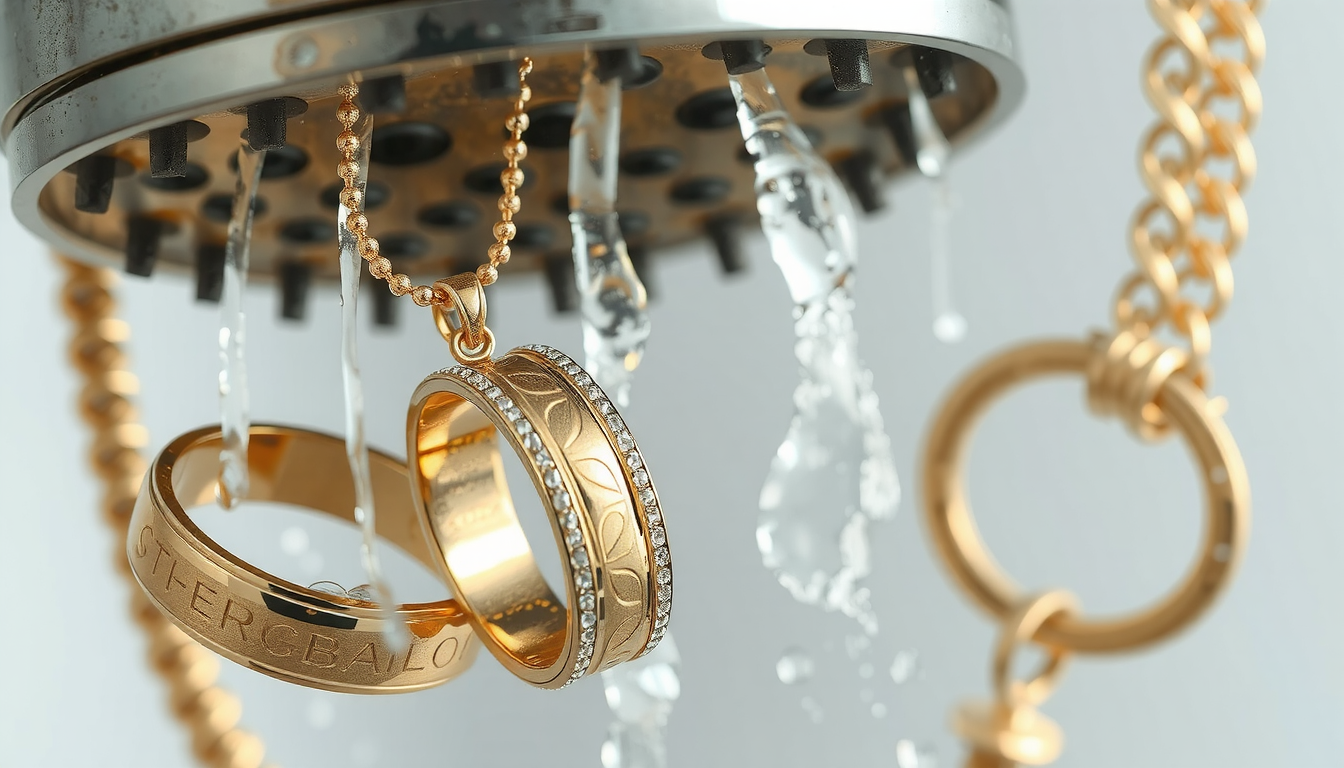 can i wear gold plated jewelry in the shower