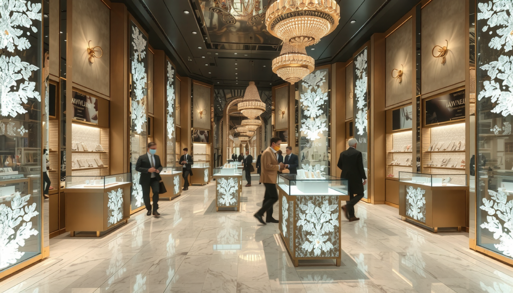 Más allá del brillo: Una inmersión profunda en la estrategia de diseño interior de la tienda de joyería KING TAI FOOK 21 imagen0_1344_768