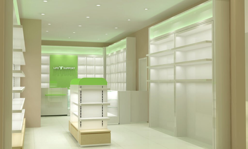 diseño interior de tienda de farmacia moderna (1)