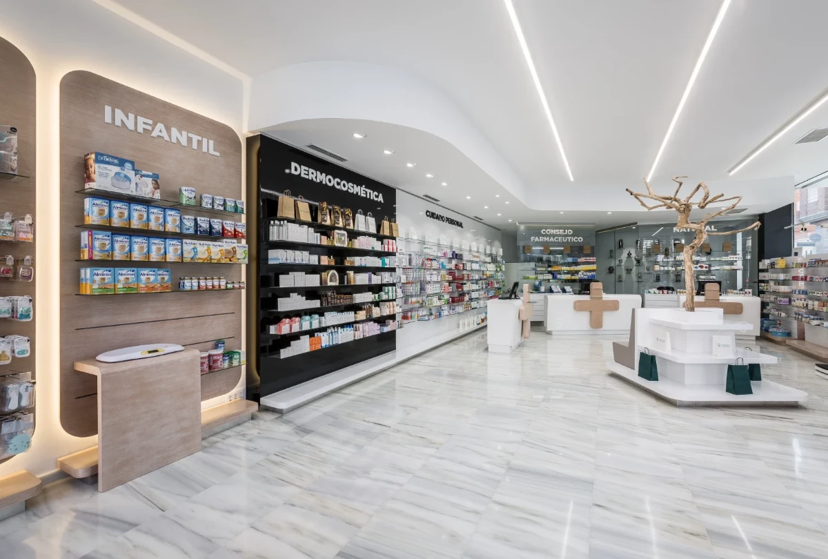 eczane mağaza sergileme mobilyası