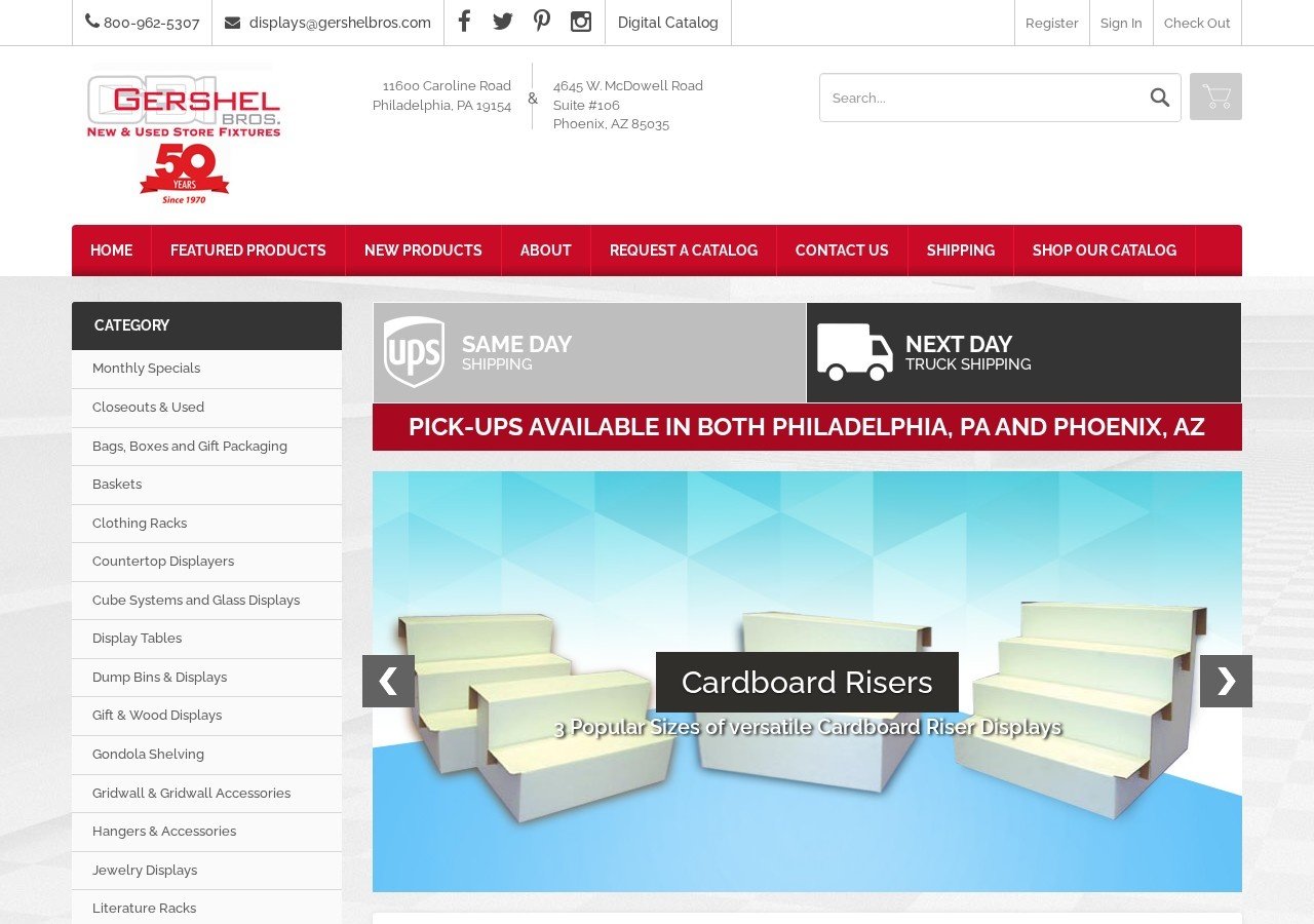 Leading Wholesalers for Clothing Store Fixtures