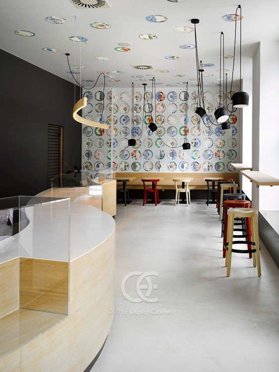 Coffee Shop Interior Design Cafe Store Fixtures Wholesale (4)
