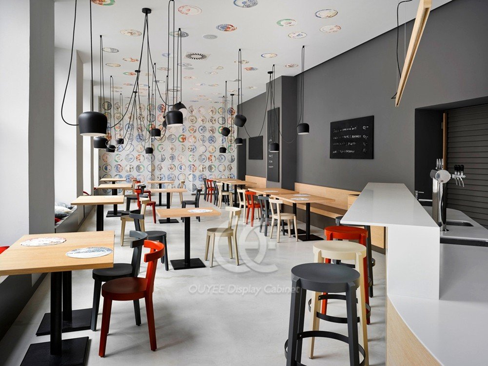 Coffee Shop Interior Design Cafe Store Fixtures Wholesale (6)