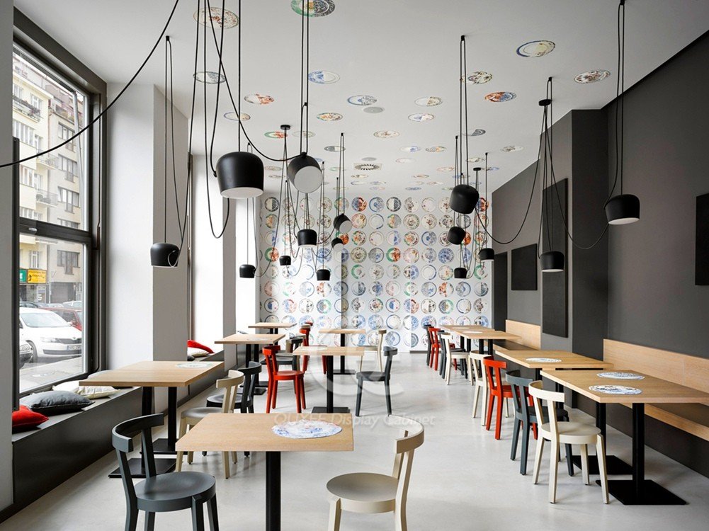 Coffee Shop Interior Design Cafe Store Fixtures Wholesale (7)