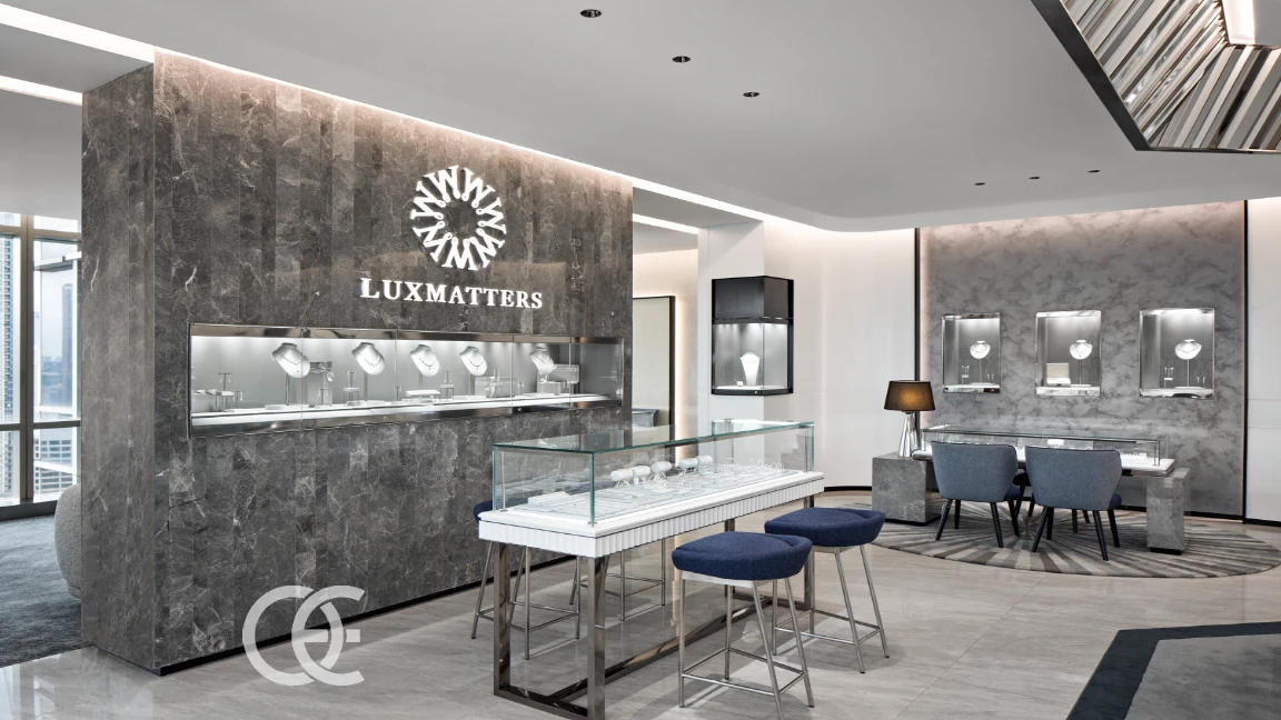 Jewelry Showcase project reference