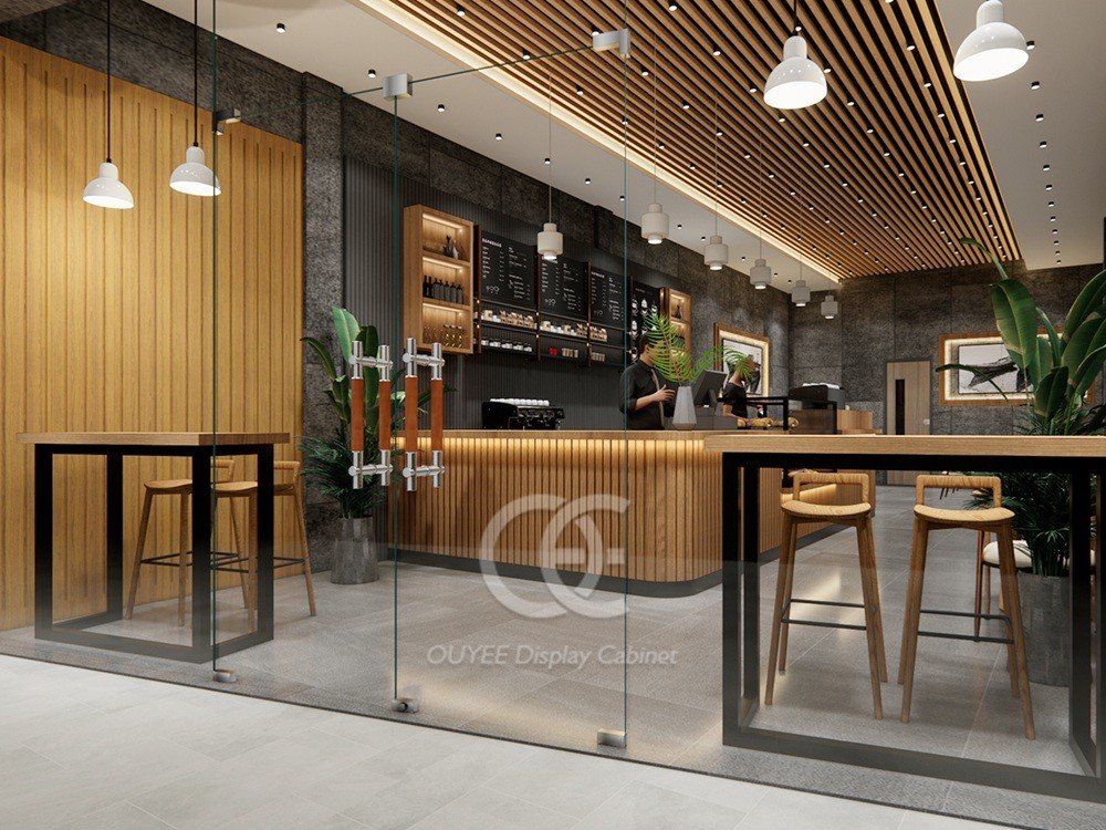 Modern Coffee Shop Interior Design & Custom Fixtures Manufacturers (4)