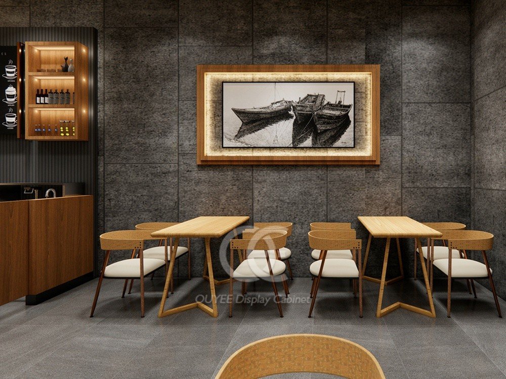 Modern Coffee Shop Interior Design & Custom Fixtures Manufacturers (8)