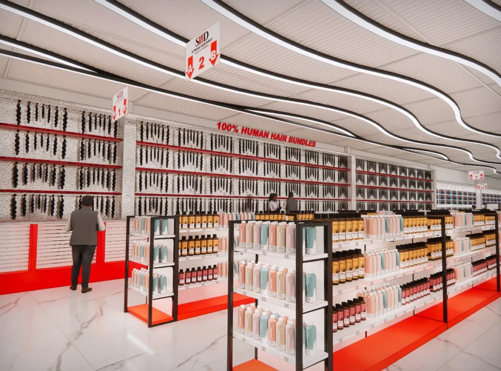 Our beauty store fixture solutions