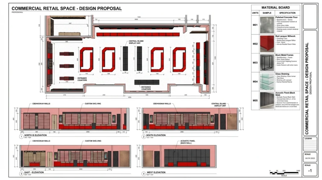 Our smoke shop fixture solution