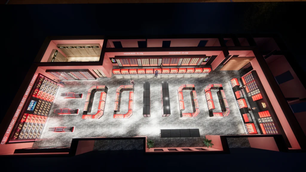 Our smoke shop fixture solutions