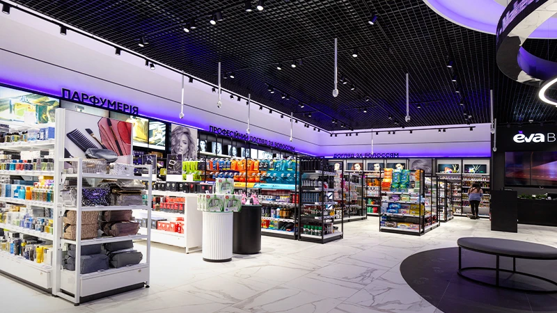 Salon & Hair Care Retail Fixture Solution