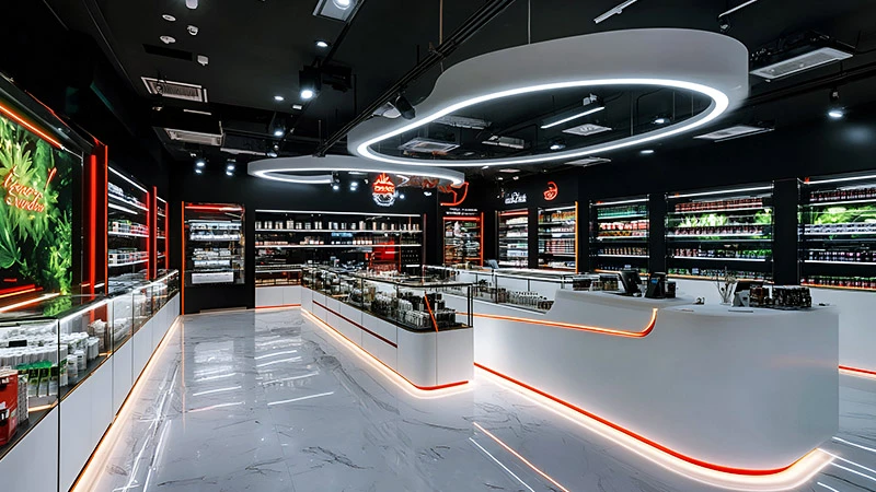 Tobacco & Accessory Retail Fixture