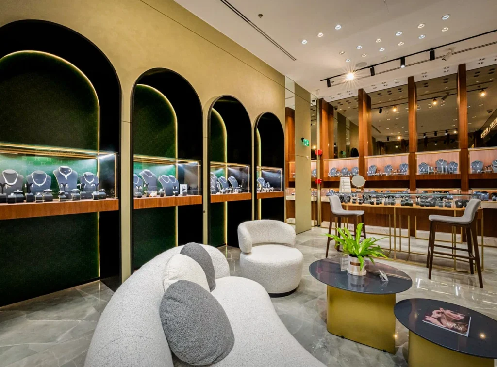 jewelry store fixture Materials