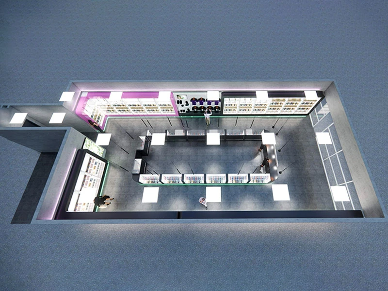 smoke shop 3D design