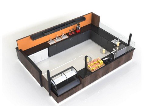 12ft Coffee Bar Booths