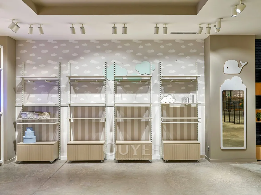 Étagère d'exposition murale pour magasins pour enfants 03