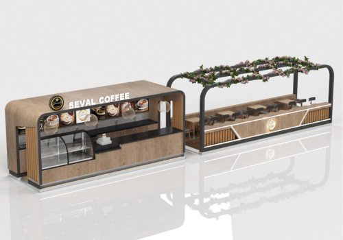 airport coffee kiosk