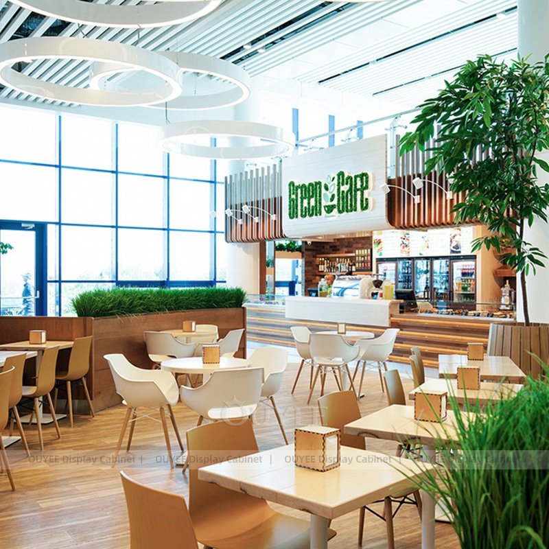 Kaffeehaus-Gebäck-Präsentationstheke (4)